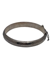 Sterling Silver Hinge Bracelet