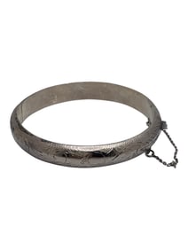 Sterling Silver Hinge Bracelet