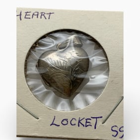 Sterling Silver Heart Pendant Locket