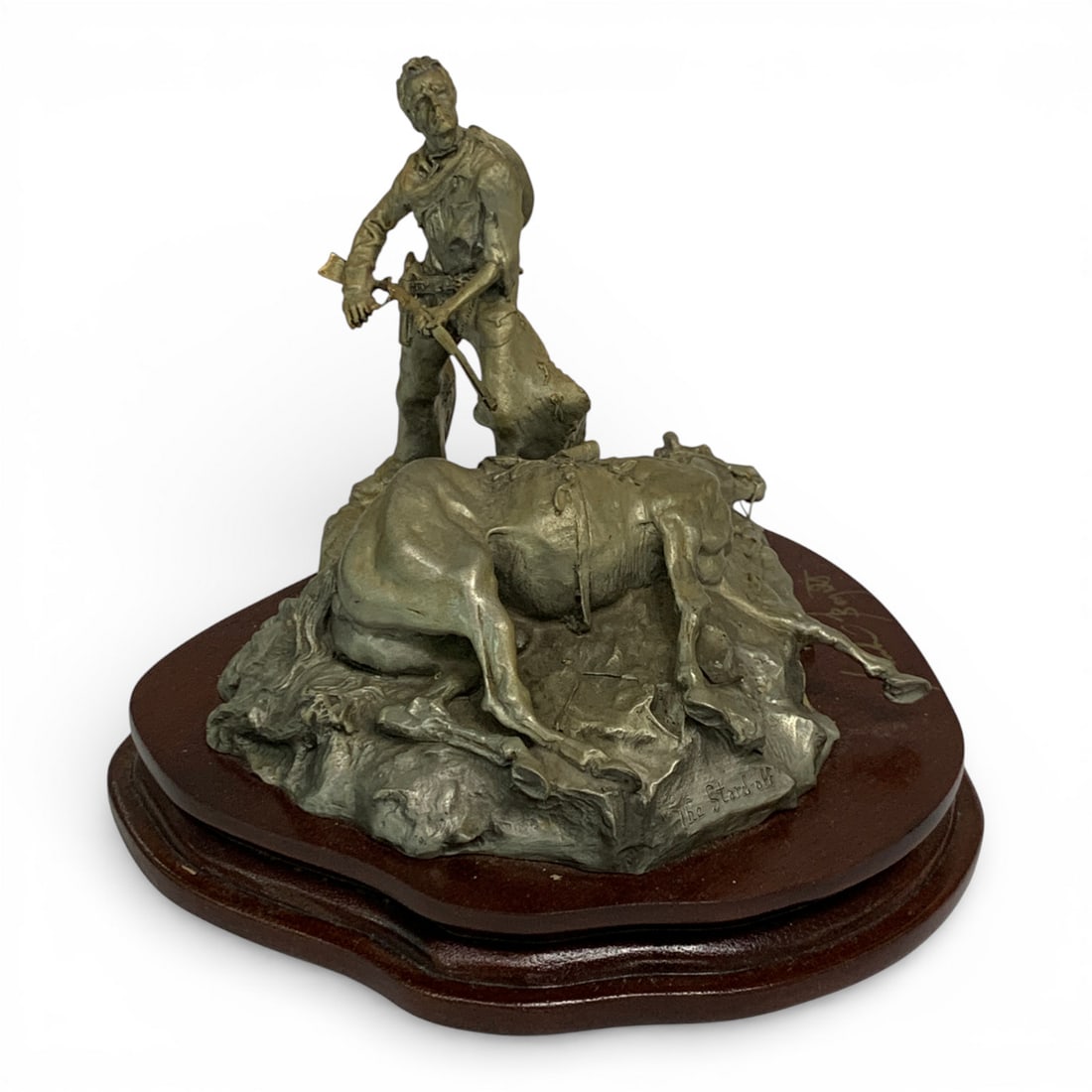 1990 Michael Boyett Fine Pewter Sculpture (1 of 5)