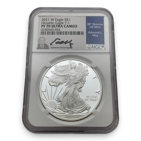Ngc Graded 2021 W Eagle $1
