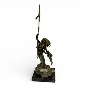 1988 C. A. Pardell Pewter & Bronze Sculpture