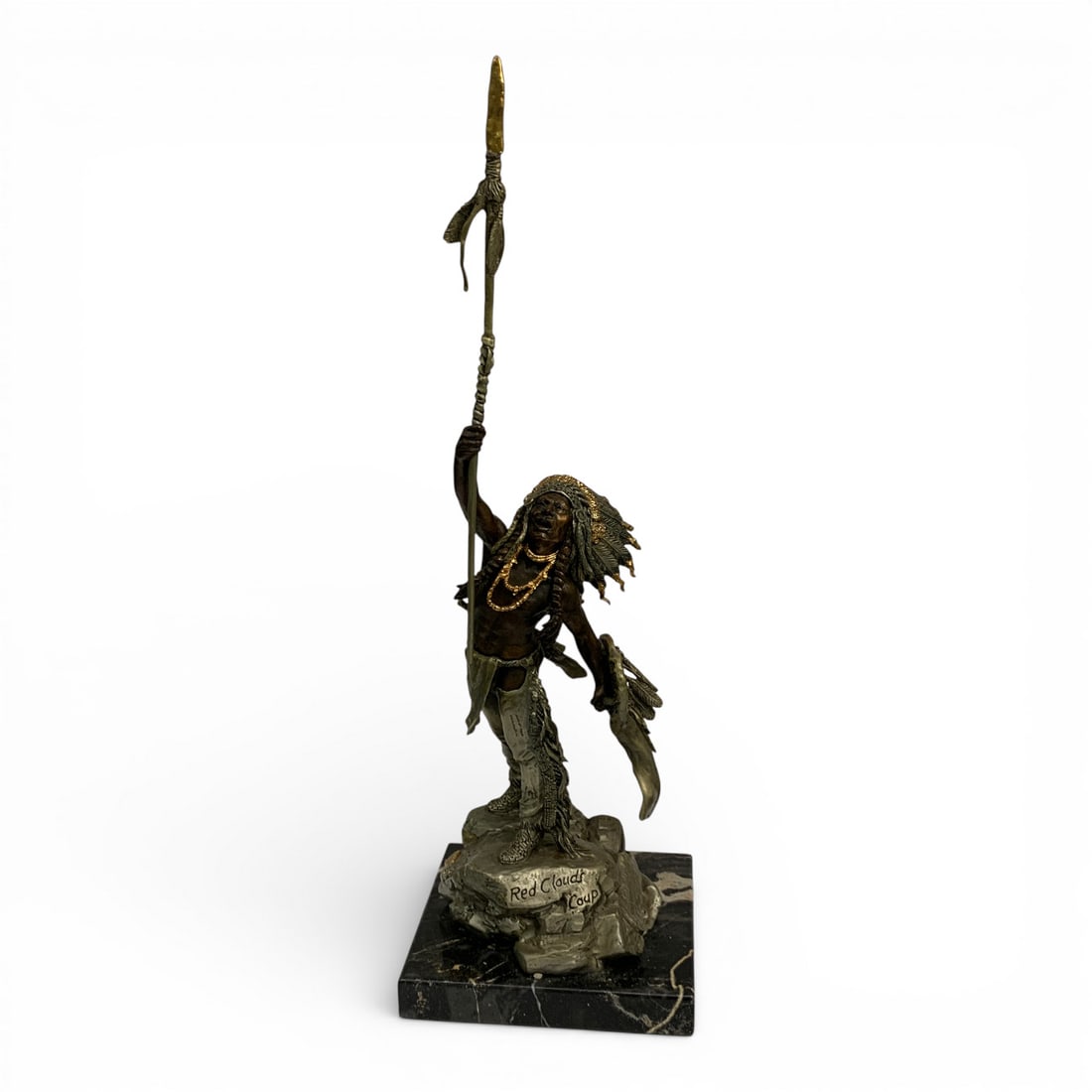 1988 C. A. Pardell Pewter & Bronze Sculpture (1 of 5)