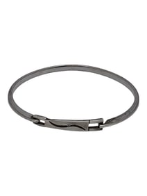 Sterling Silver Bracelet With Clear Stone