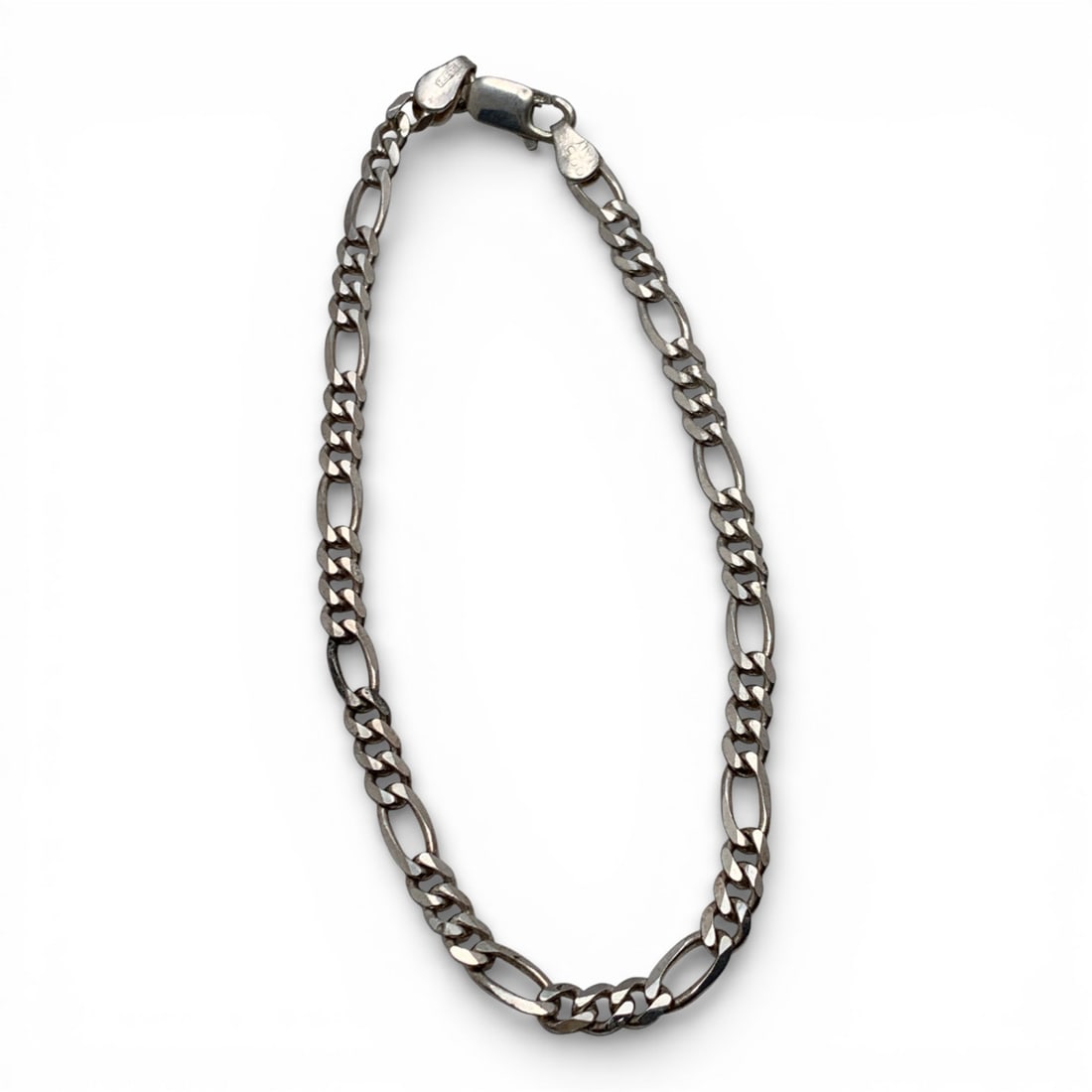 Sterling Silver Bracelet: Marked 925 - 8" Long - 5.1 Grams