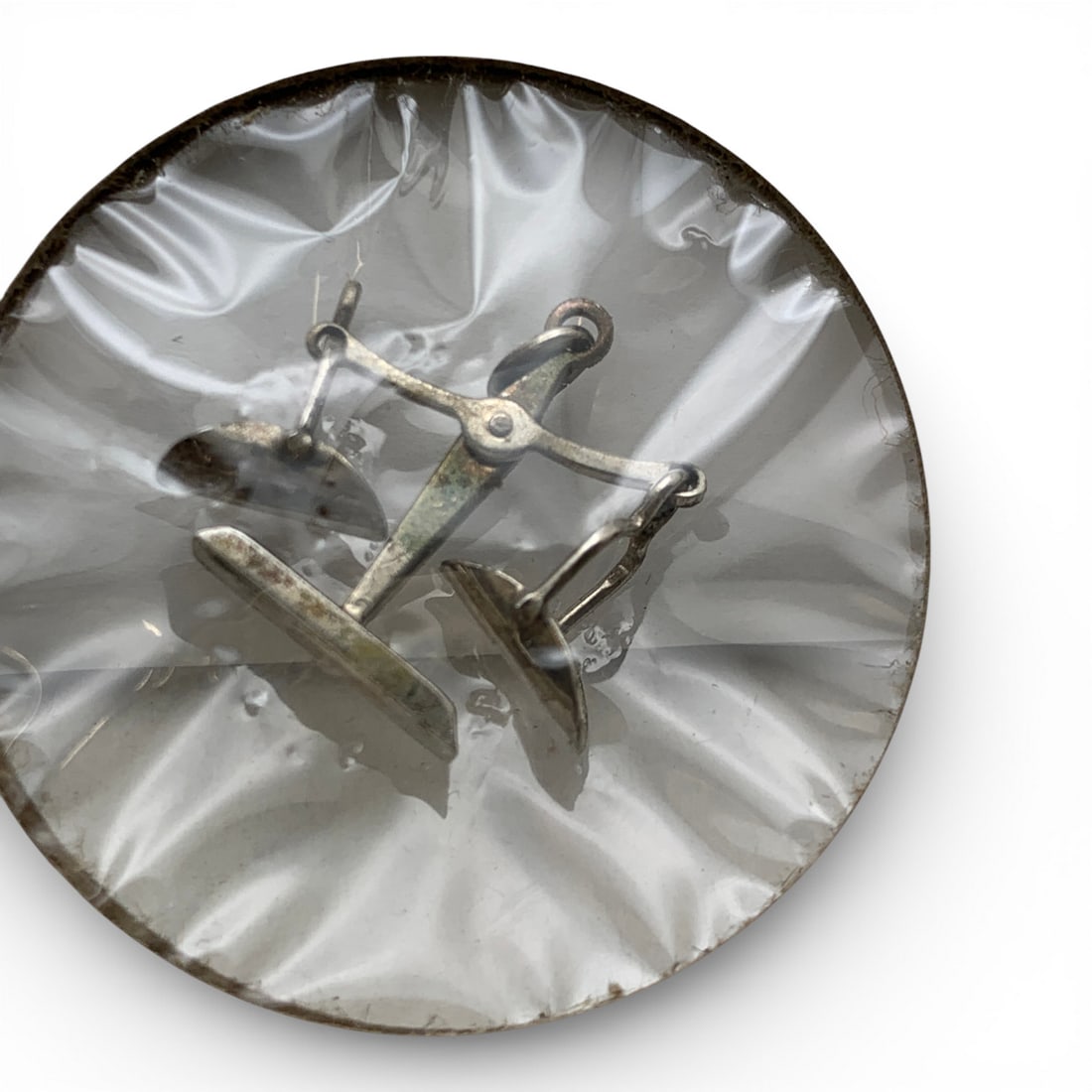 Silver Scale Charm: Tests Silver - See Photos