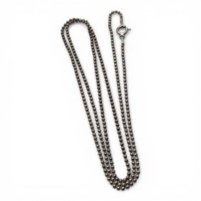 Sterling Silver Beaded Necklace