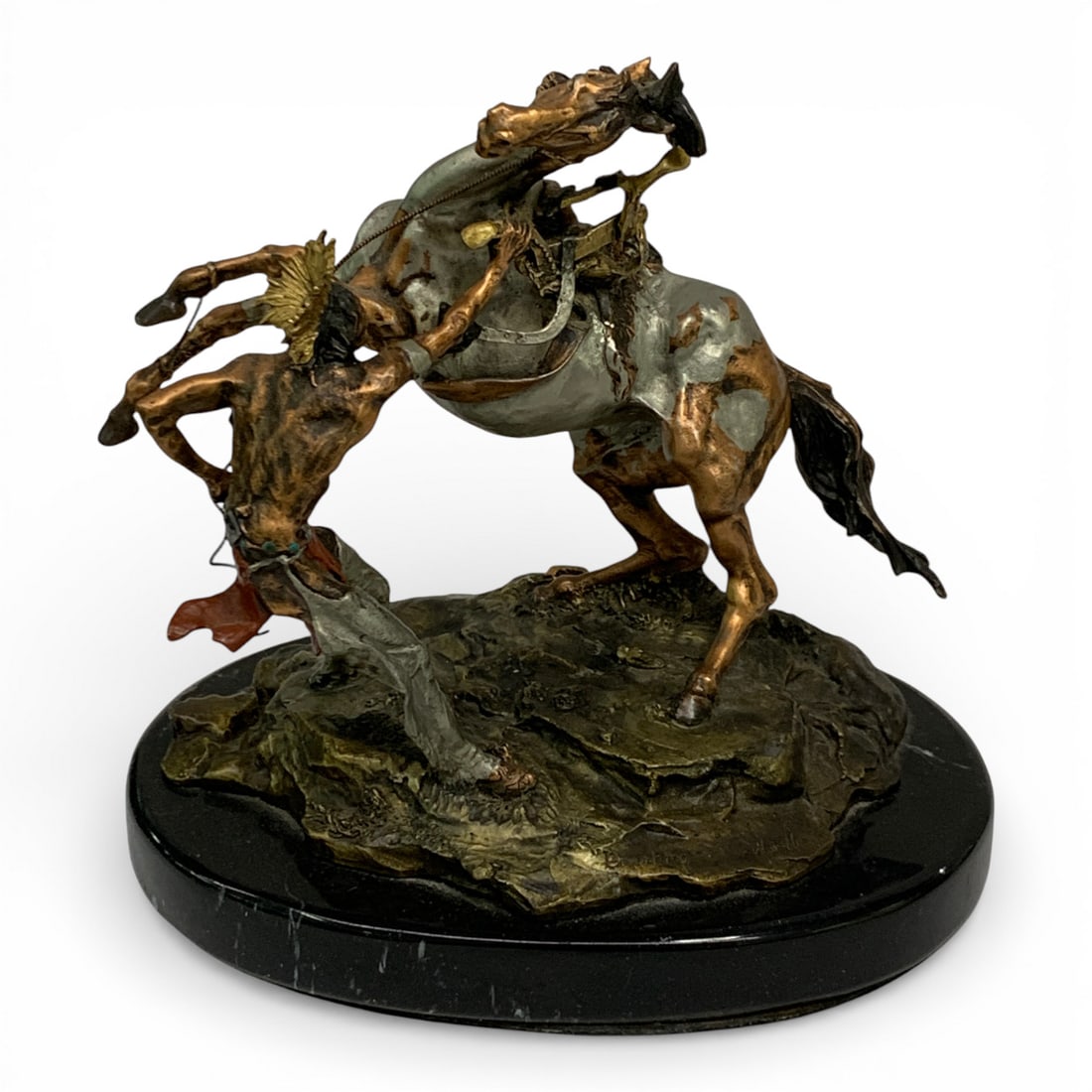 1994 Michael Boyett Pewter & Bronze Sculpture (1 of 3)