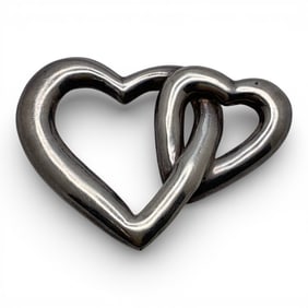 Sterling Silver Heart Pin
