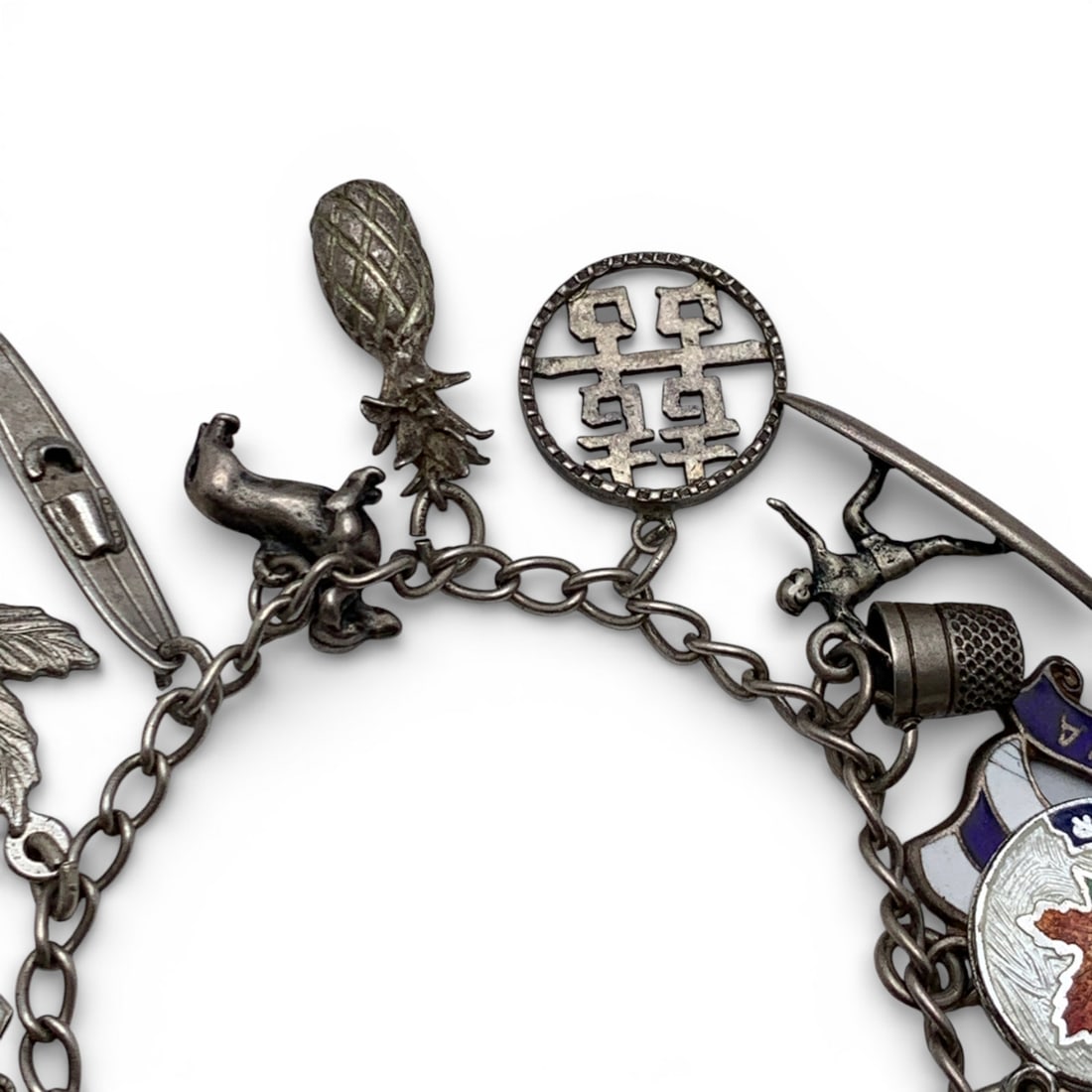 Silver Charm Bracelet - 3