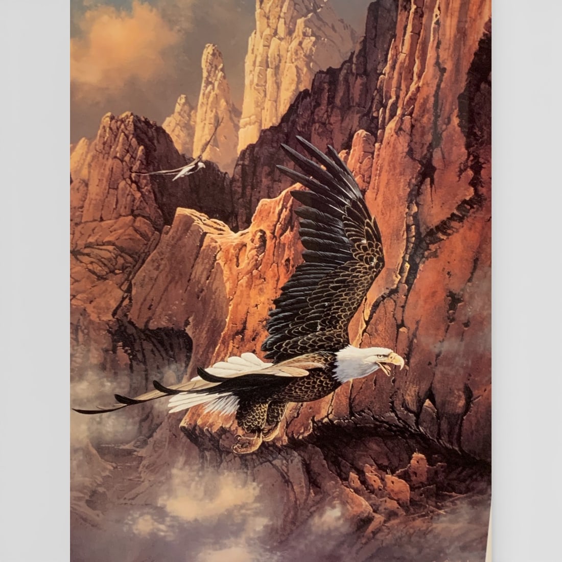 Signed Ted Blaylock Print, Save The Eagle - 4