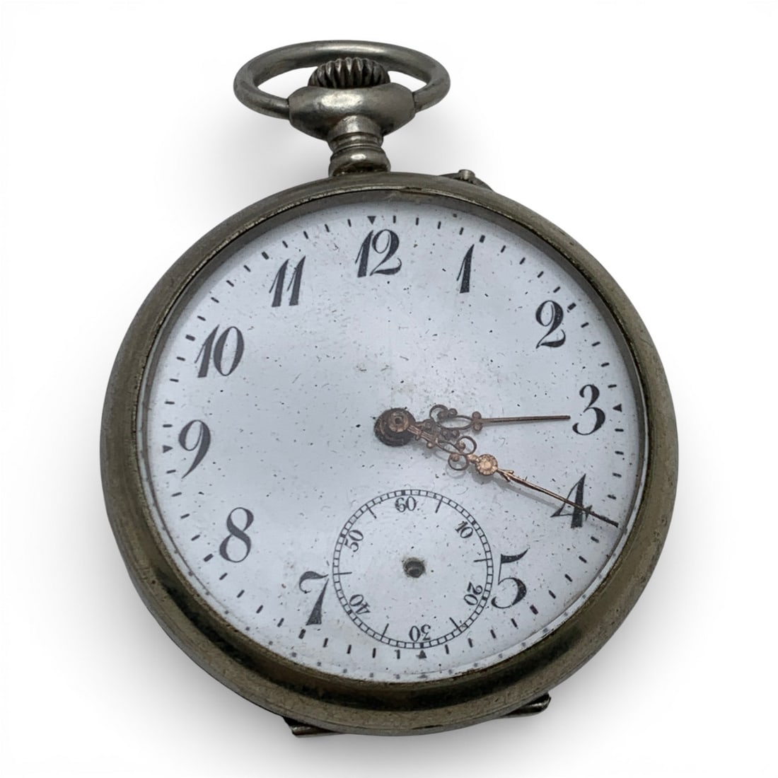 Silver Tone Pocket Watch