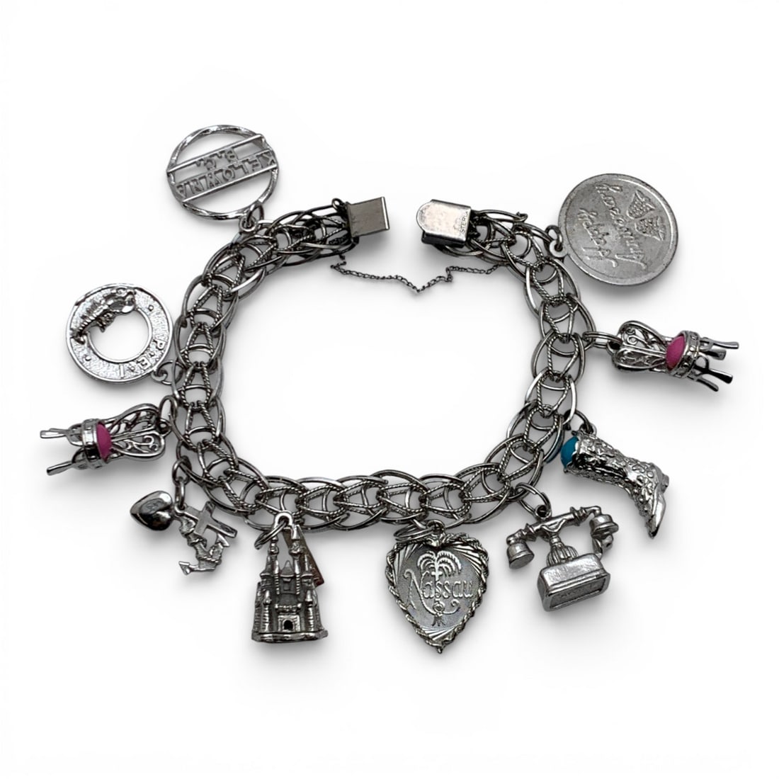 Sterling Silver Charm Bracelet