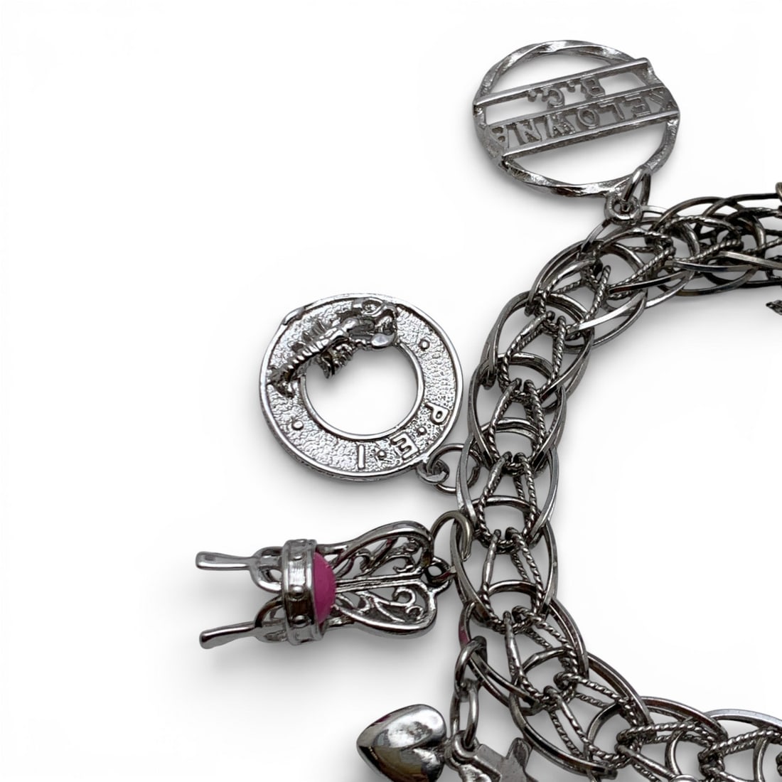 Sterling Silver Charm Bracelet - 2