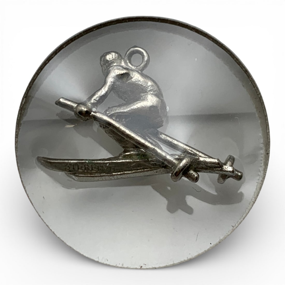 Sterling Silver Skier Charm