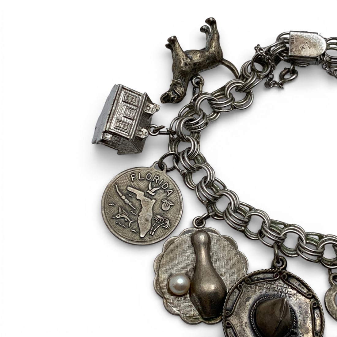 Sterling Silver Charm Bracelet - 2