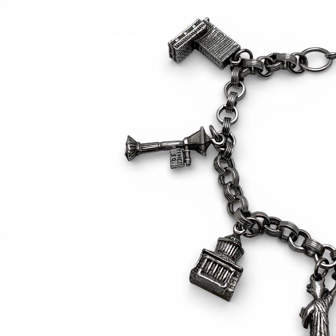 Silver Tone Charm Bracelet - 2