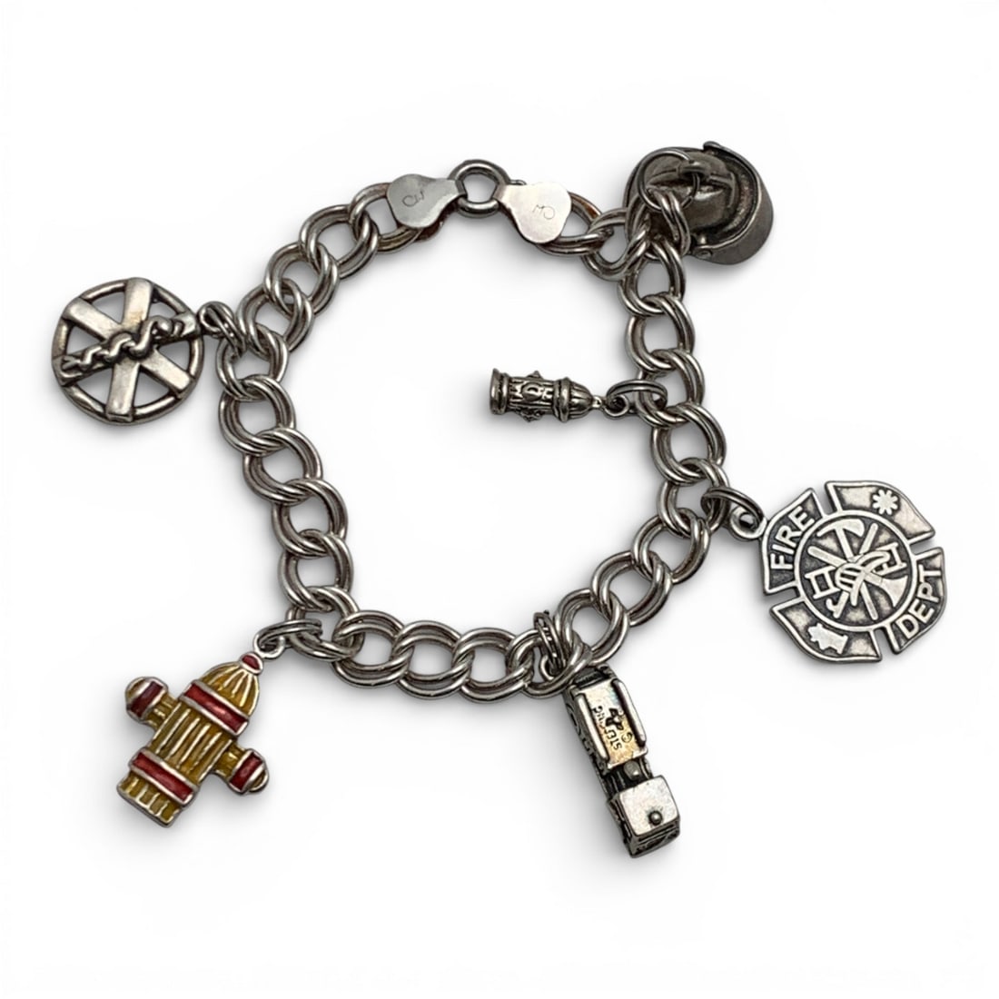 Sterling Silver Charm Bracelet