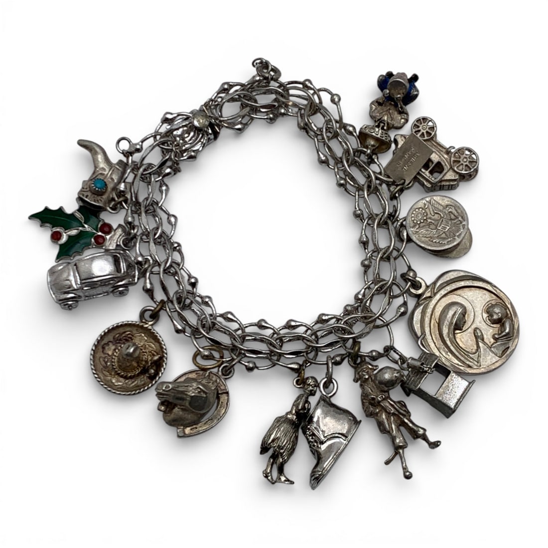 Sterling Silver Charm Bracelet