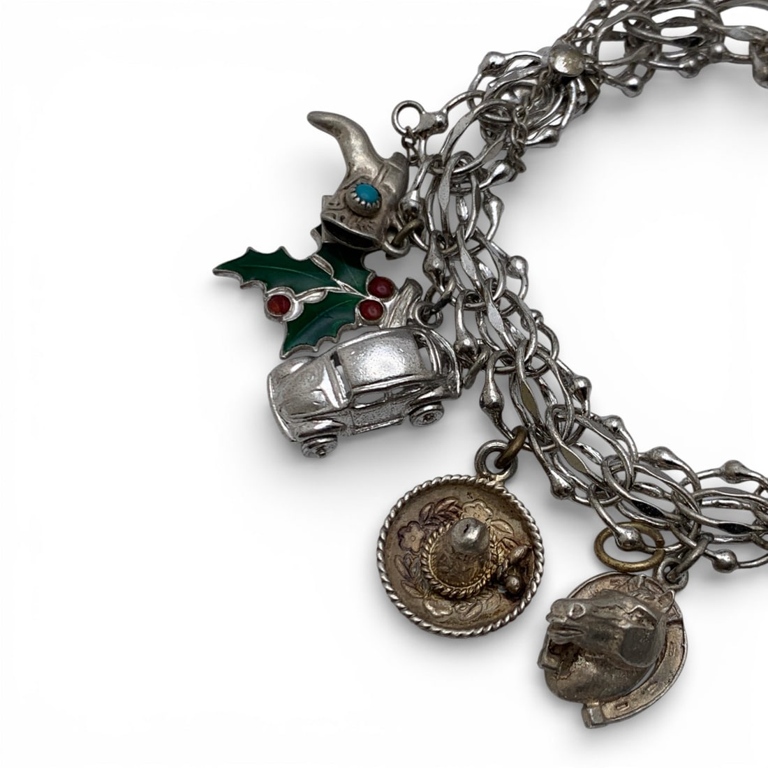 Sterling Silver Charm Bracelet - 2