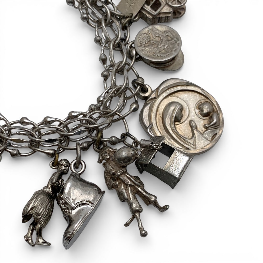 Sterling Silver Charm Bracelet - 3