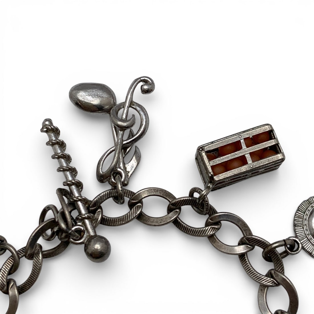 Sterling Silver Charm Bracelet - 3