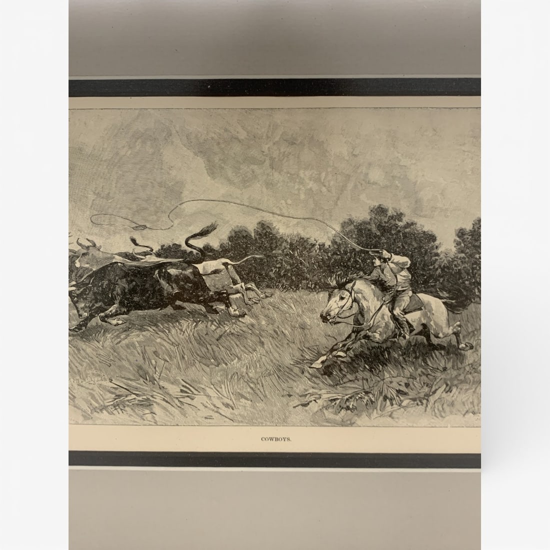 Framed Print, Cowboys - 3