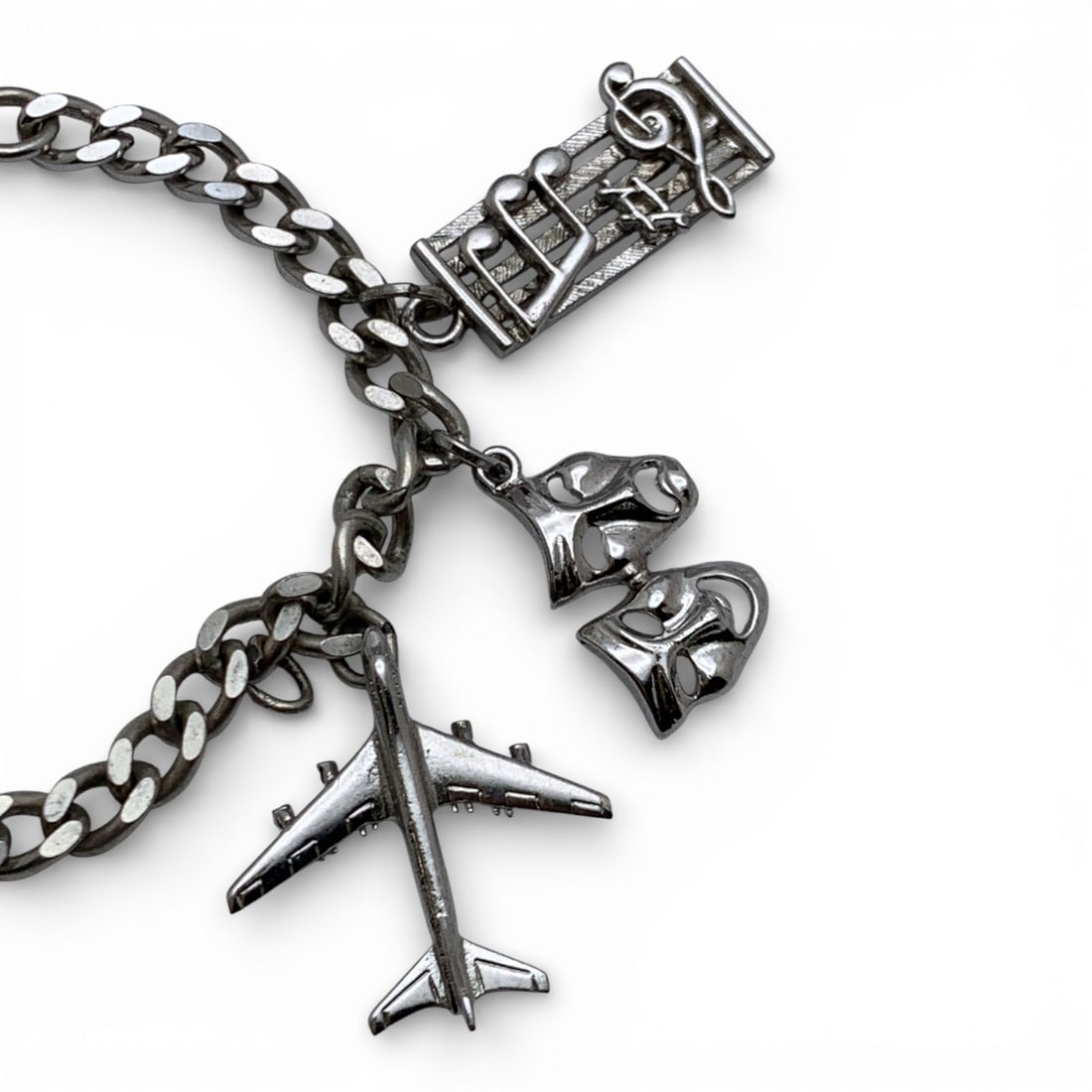 Sterling Silver Charm Bracelet - 3