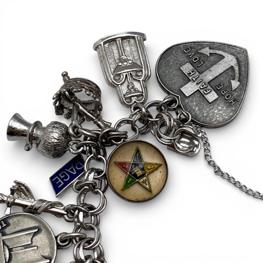 Sterling Silver Charm Bracelet - 2