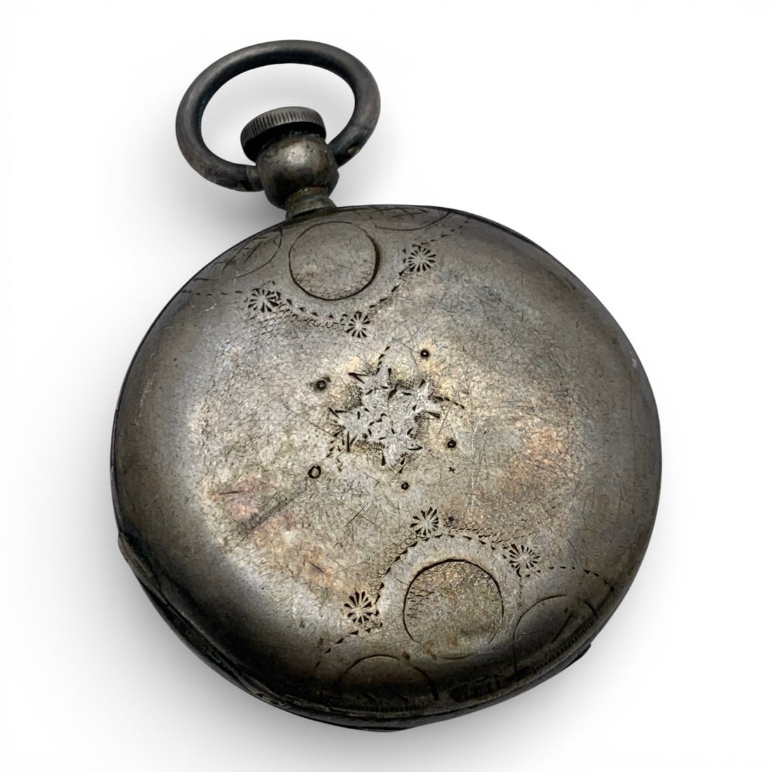 Silver Pocket Watch Case