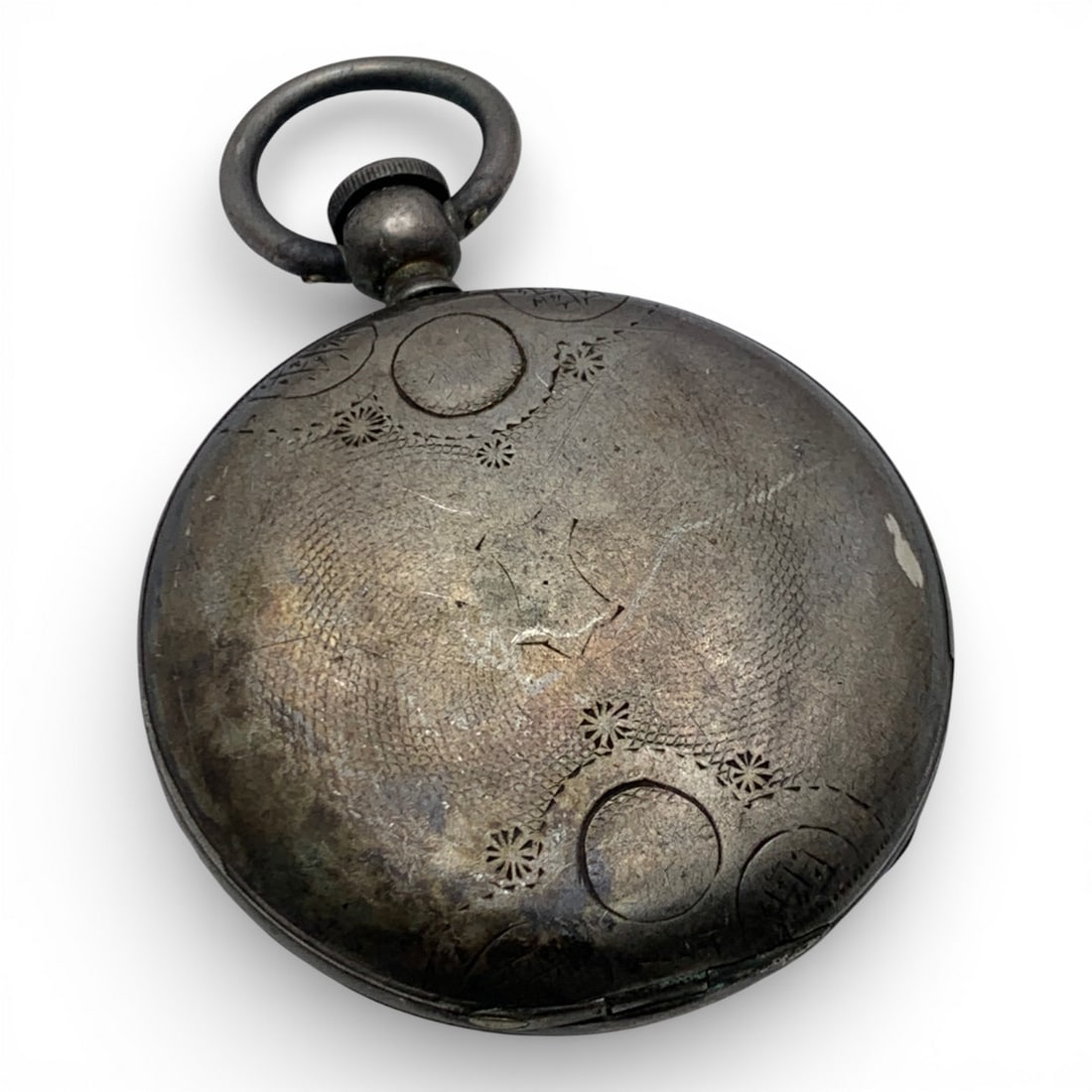 Silver Pocket Watch Case - 2