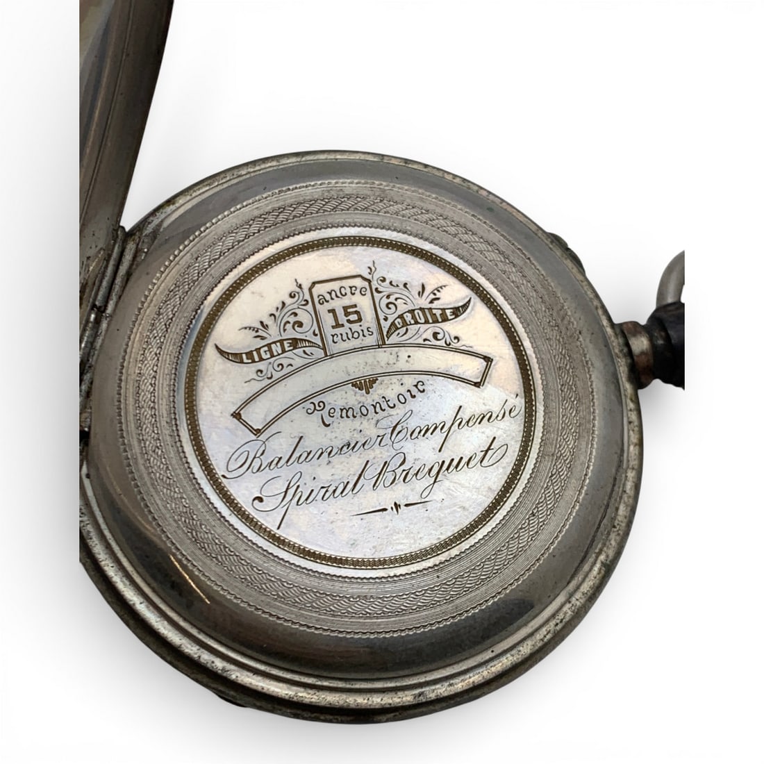 800 Silver Pocket Watch - 3