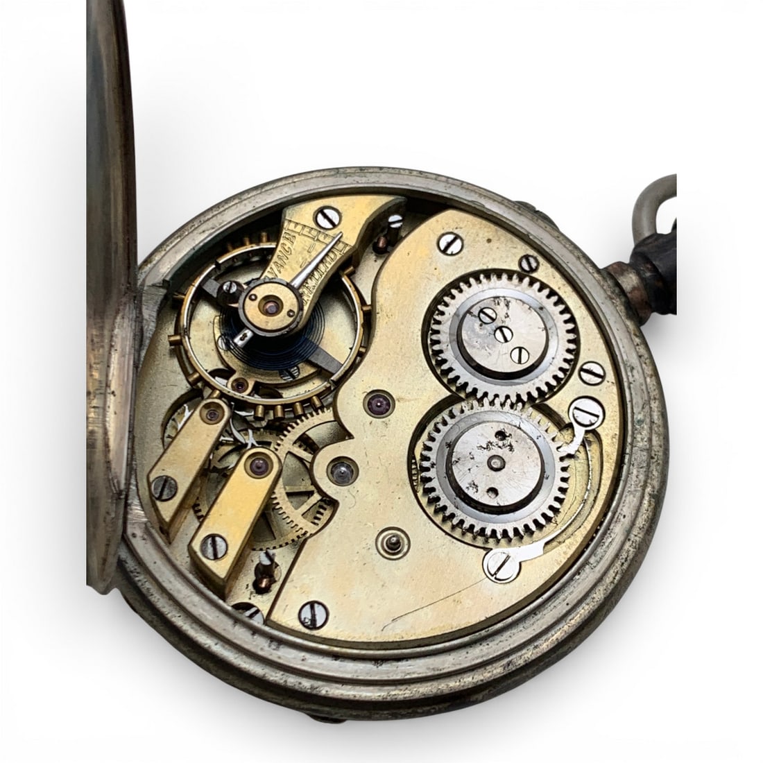 800 Silver Pocket Watch - 6