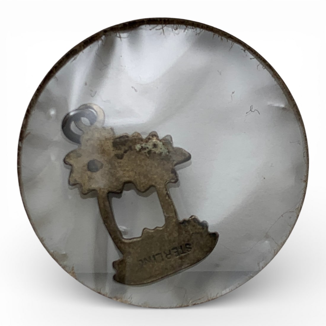 Sterling Silver Palm Tree Charm - 2