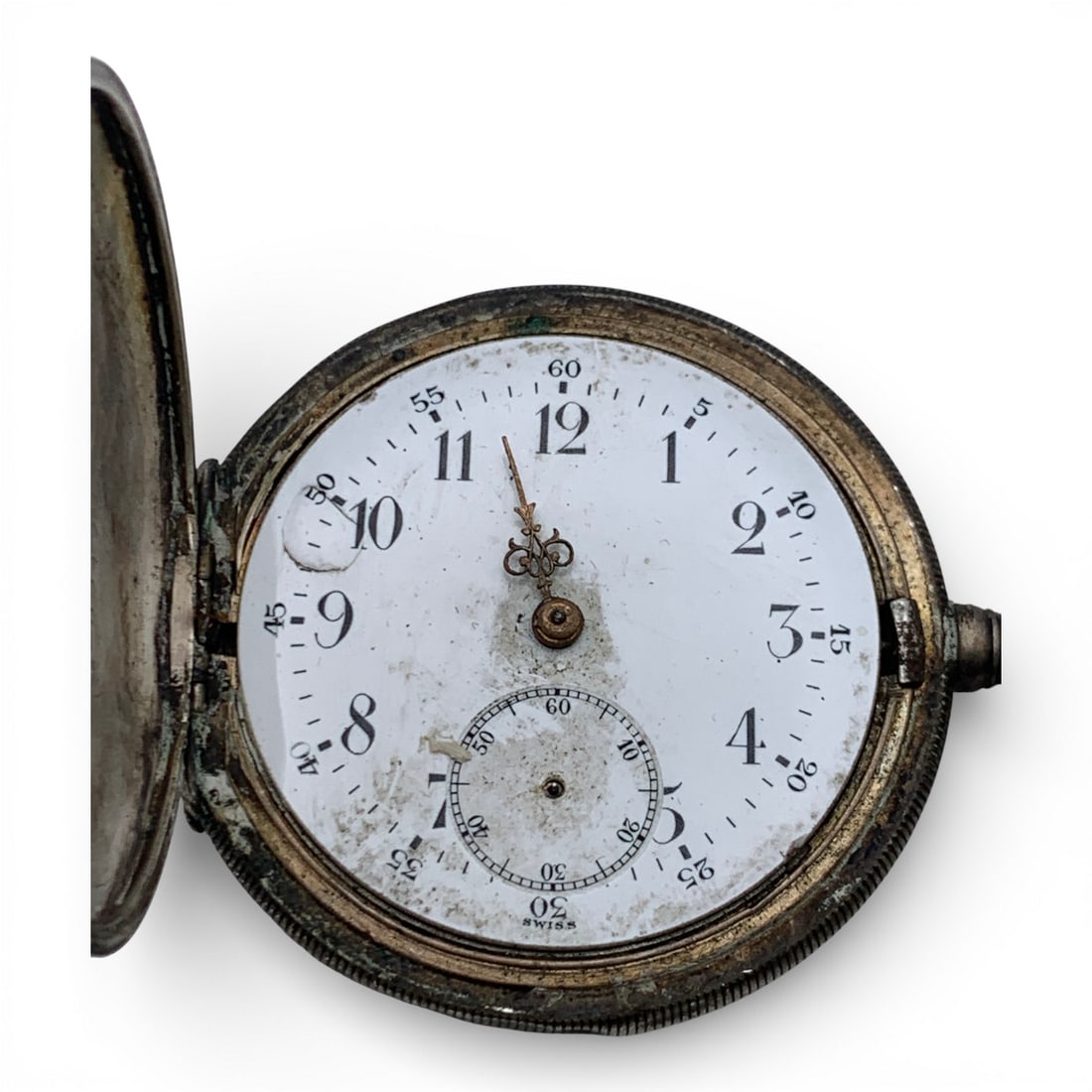 900 Silver Pocket Watch - 3