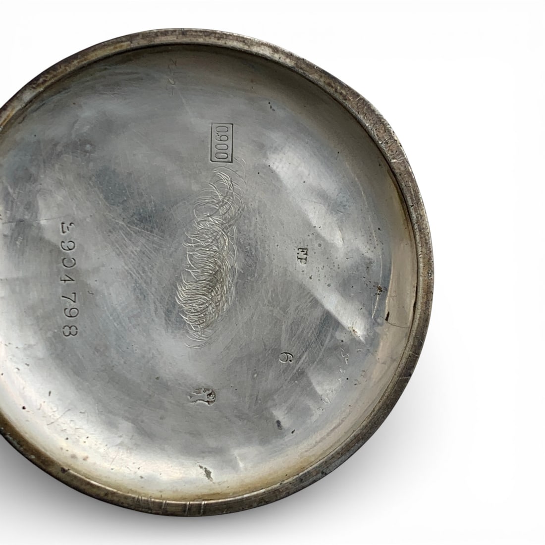 900 Silver Pocket Watch - 5