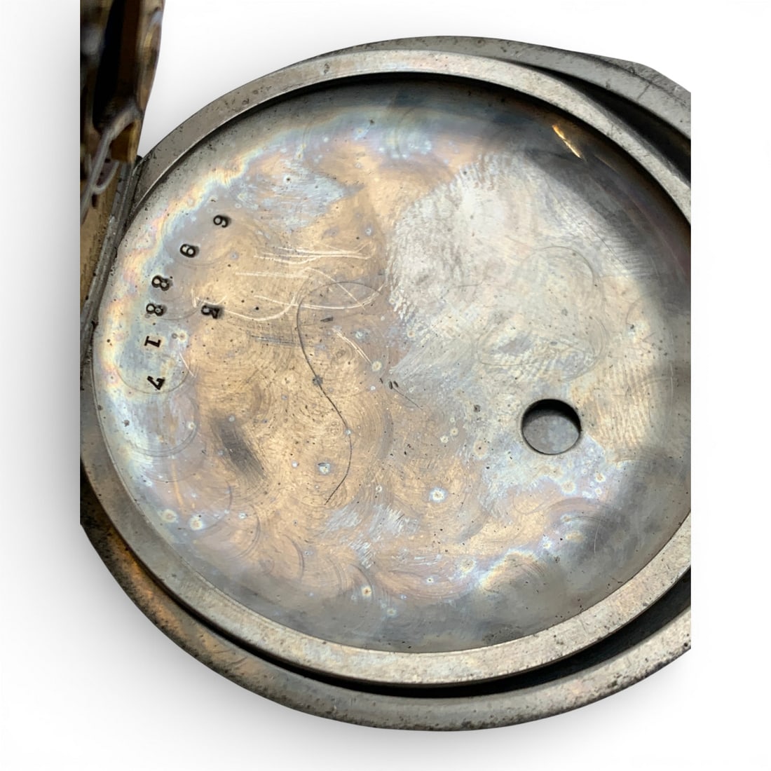 Hampden Silver Tone Pocket Watch - 4