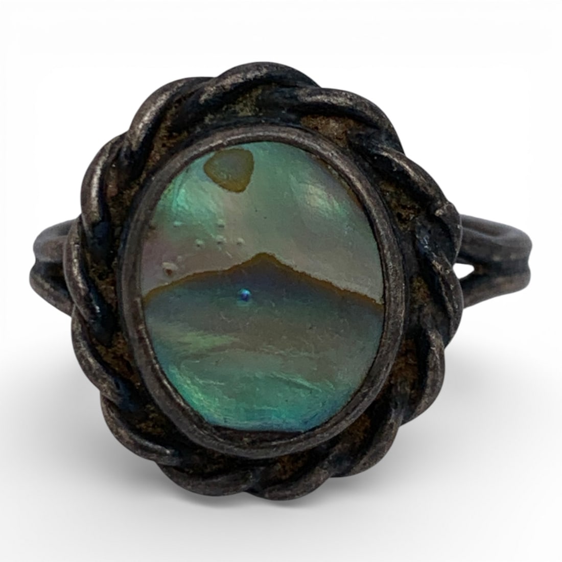 Silver & Abalone Ring