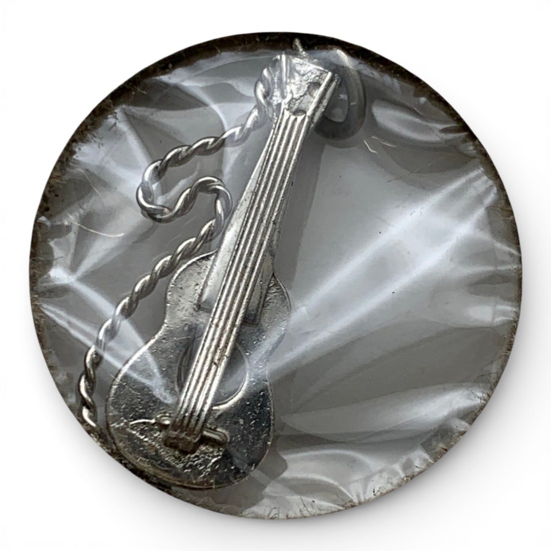 Sterling Silver Guitar Charm