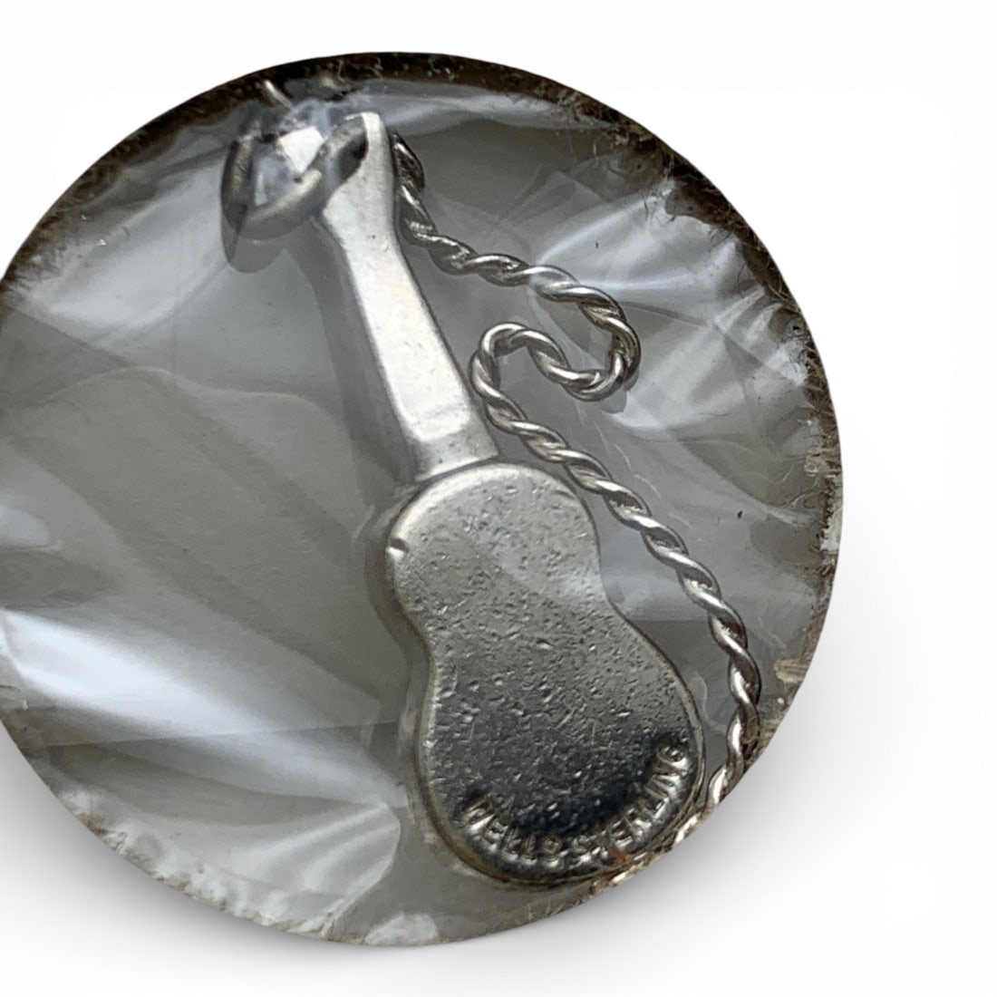 Sterling Silver Guitar Charm - 2