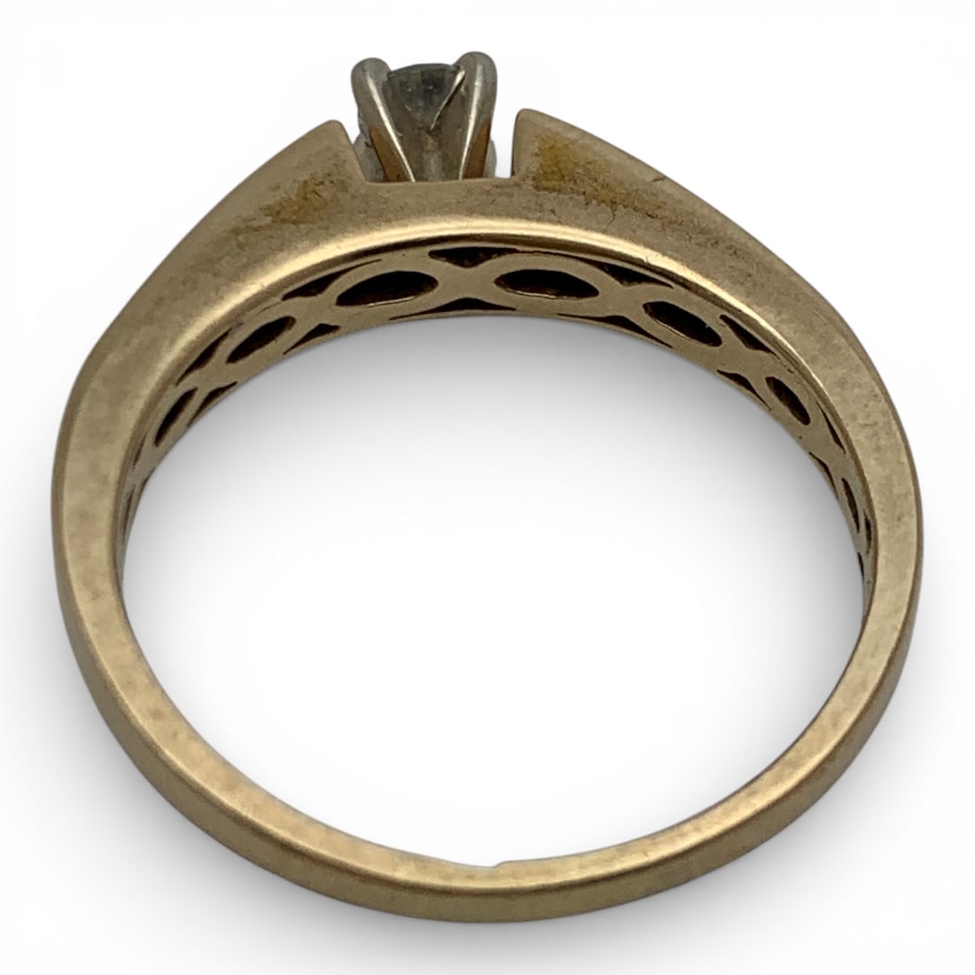 14k Yellow Gold & Diamond Ring - 2