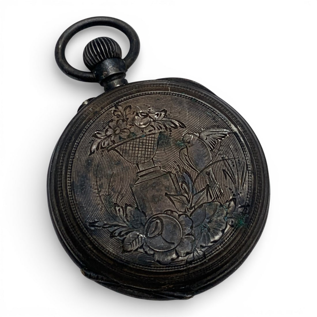 Silver Tone Pocket Watch - 2