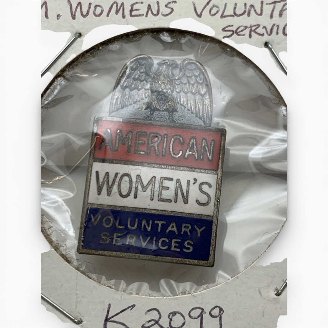Womens Voluntary Services Pin