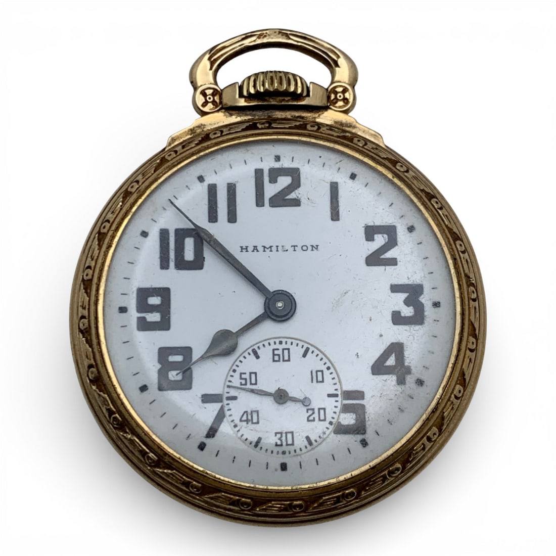 Hamilton Gold Filled Pocket Watch