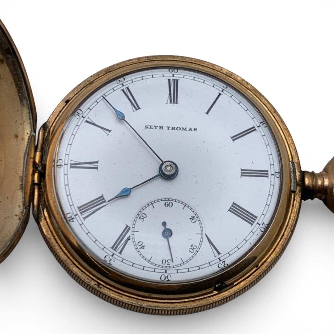 Seth Thomas Gold Filled Pocket Watch - 3