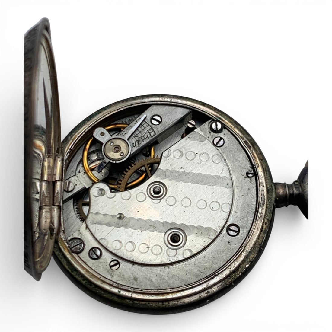 800 Silver Pocket Watch - 5