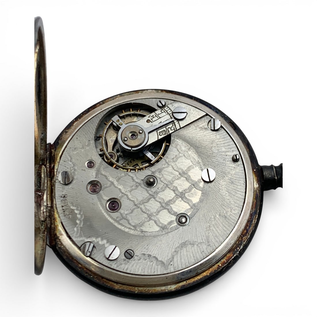 Tempus 935 Silver Pocket Watch - 4