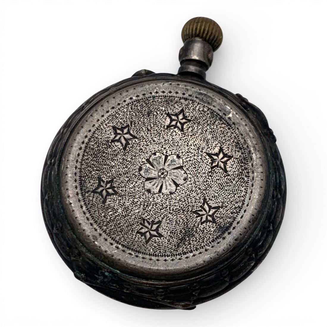 Silver Tone Pocket Watch - 2