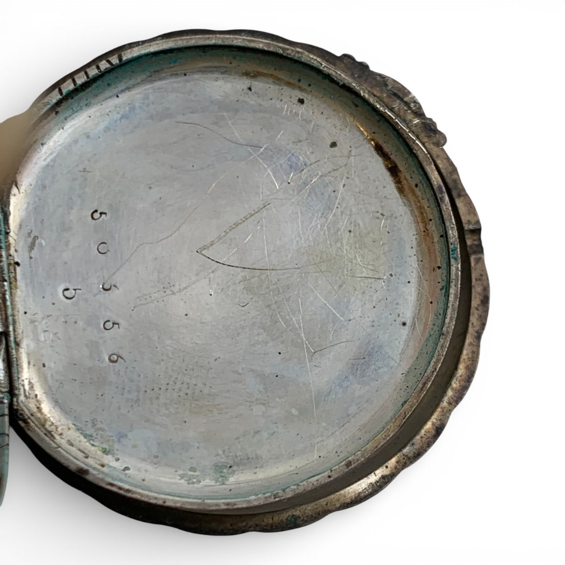 Silver Tone Pocket Watch - 6