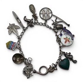 Silver Charm Bracelet